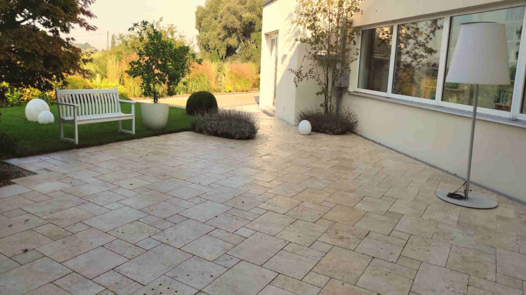 Travertin Terrasse nachher 1 2 72