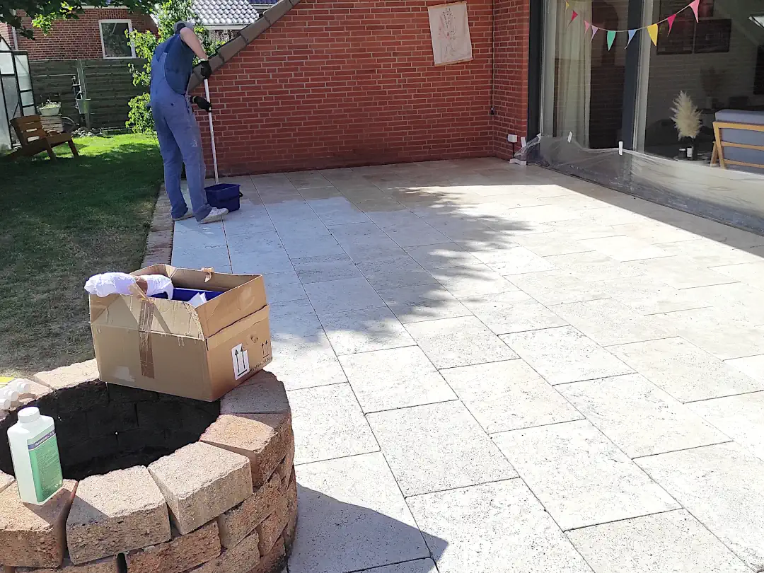 Travertin sanieren nachher